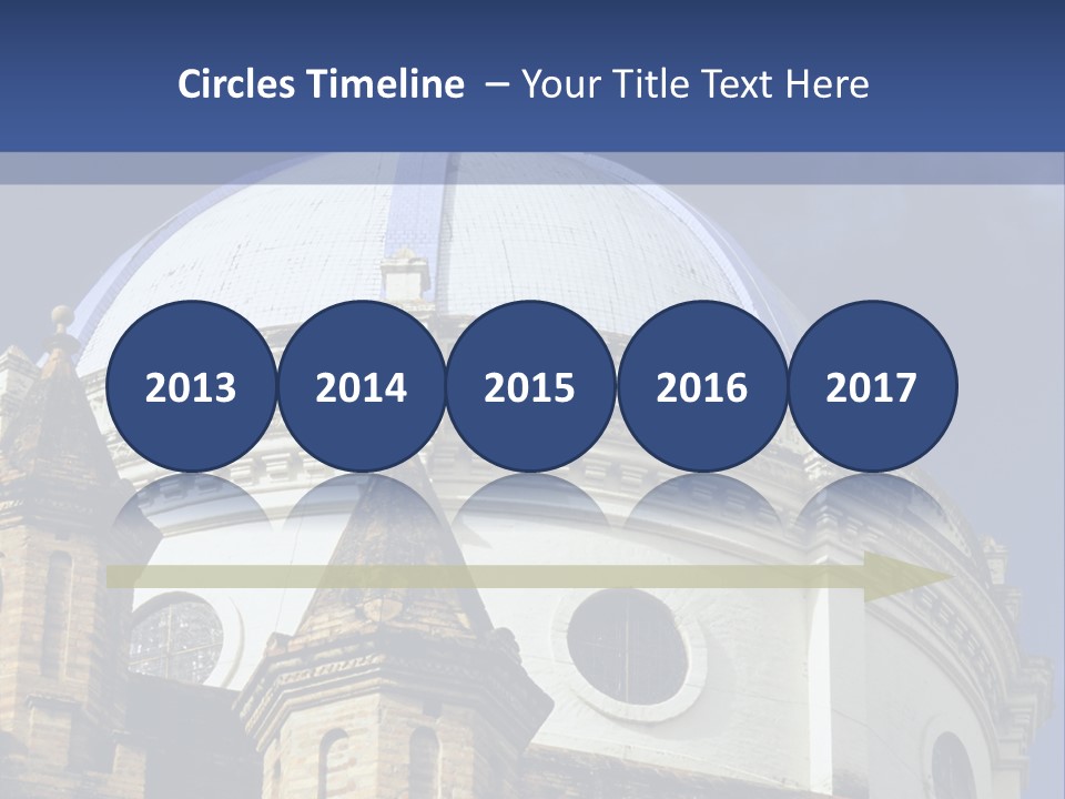 Cathedral Dome, Cuenca, Ecuador PowerPoint Template