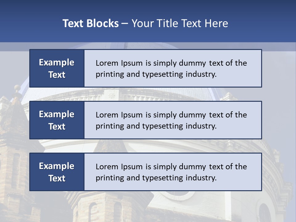 Cathedral Dome, Cuenca, Ecuador PowerPoint Template