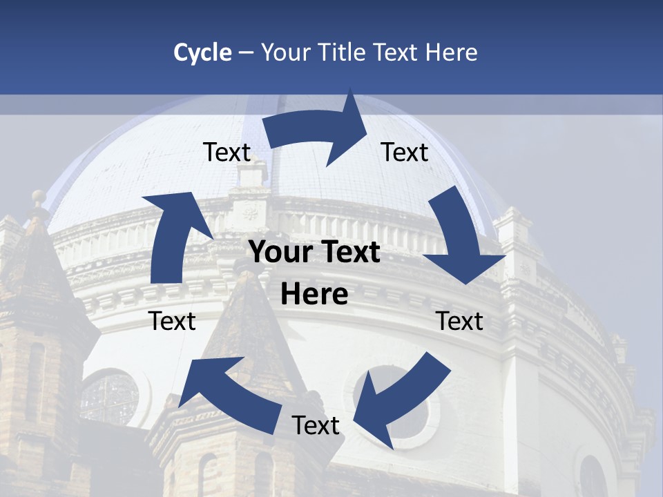 Cathedral Dome, Cuenca, Ecuador PowerPoint Template