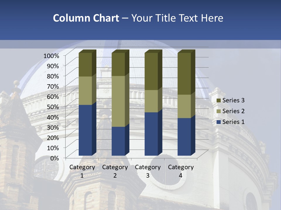 Cathedral Dome, Cuenca, Ecuador PowerPoint Template