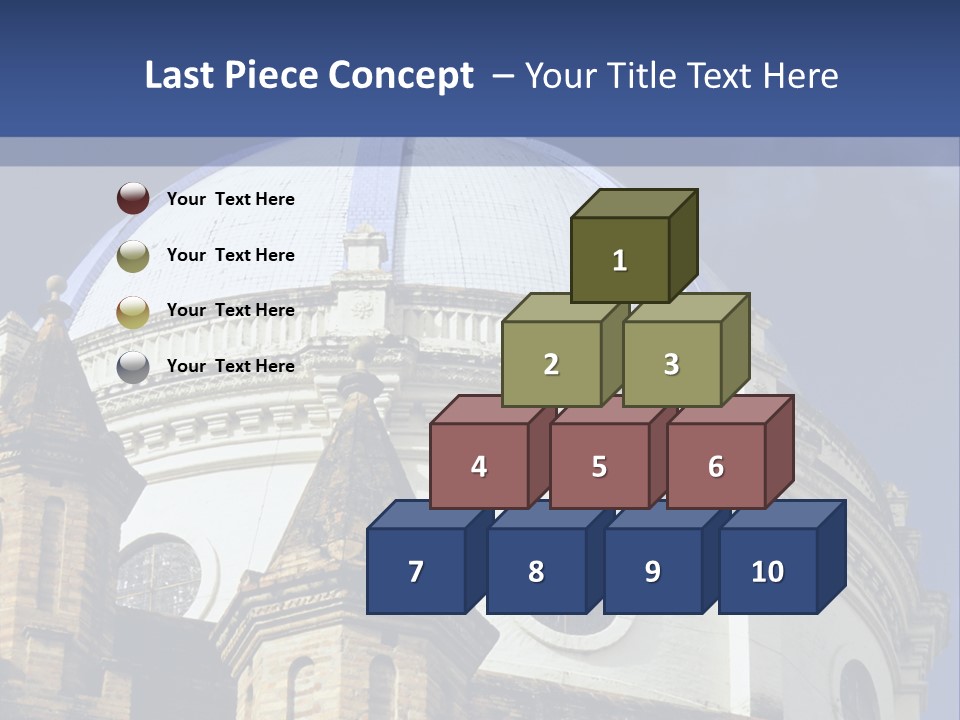 Cathedral Dome, Cuenca, Ecuador PowerPoint Template