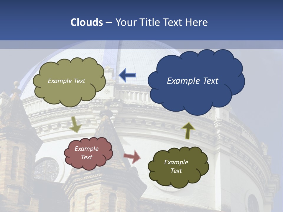 Cathedral Dome, Cuenca, Ecuador PowerPoint Template