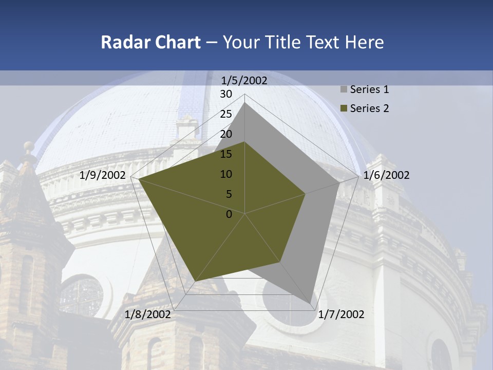 Cathedral Dome, Cuenca, Ecuador PowerPoint Template