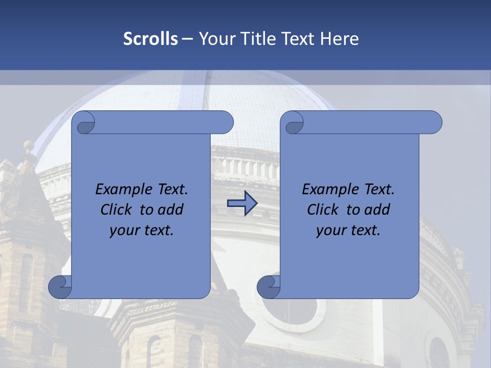 Cathedral Dome, Cuenca, Ecuador PowerPoint Template