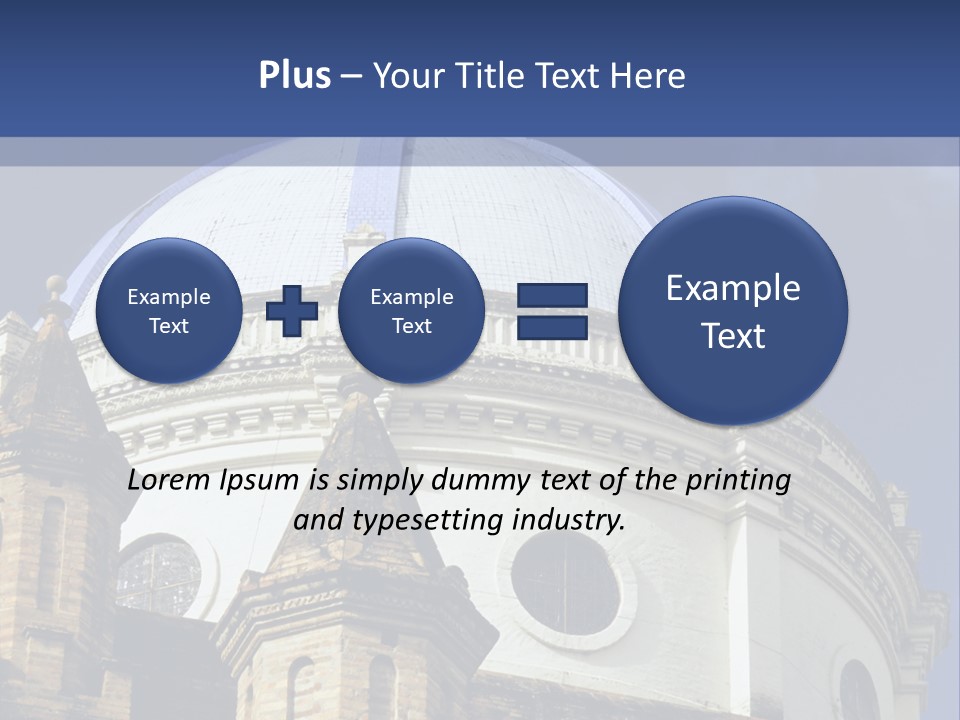 Cathedral Dome, Cuenca, Ecuador PowerPoint Template