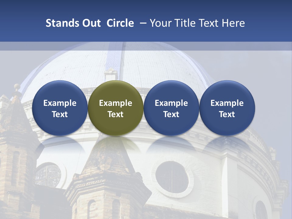Cathedral Dome, Cuenca, Ecuador PowerPoint Template