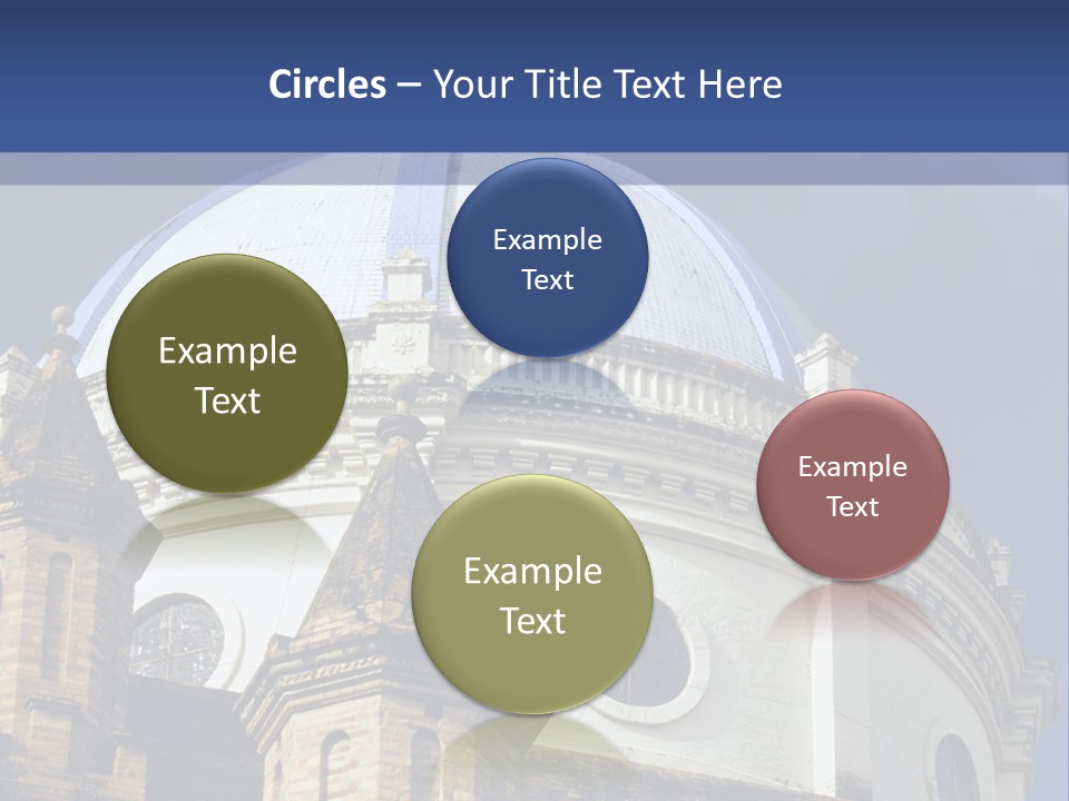 Cathedral Dome, Cuenca, Ecuador PowerPoint Template