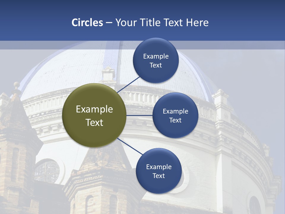 Cathedral Dome, Cuenca, Ecuador PowerPoint Template