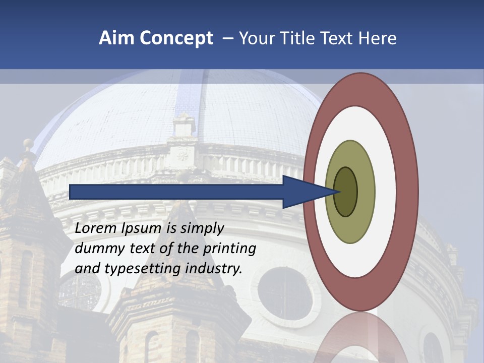 Cathedral Dome, Cuenca, Ecuador PowerPoint Template