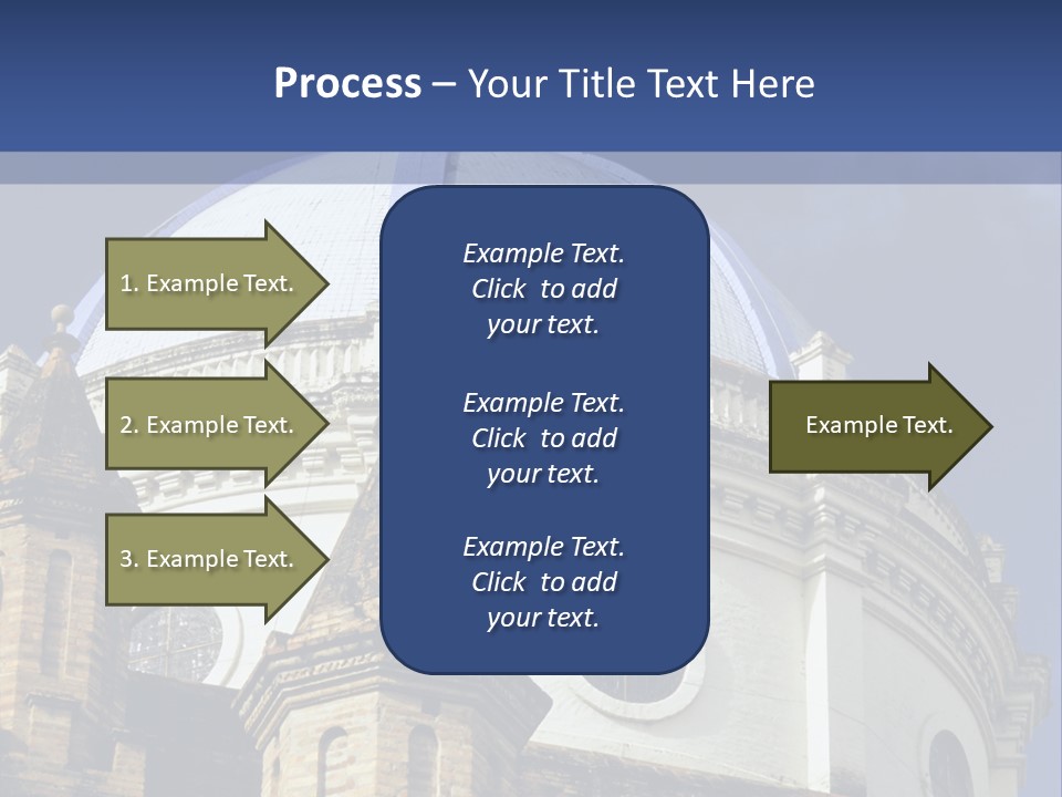 Cathedral Dome, Cuenca, Ecuador PowerPoint Template