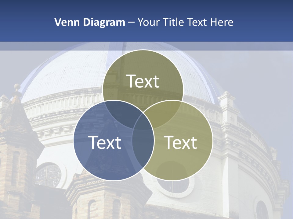 Cathedral Dome, Cuenca, Ecuador PowerPoint Template