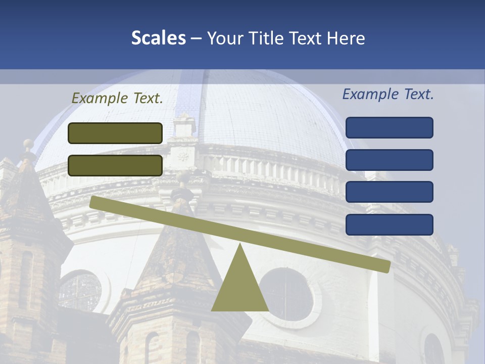 Cathedral Dome, Cuenca, Ecuador PowerPoint Template