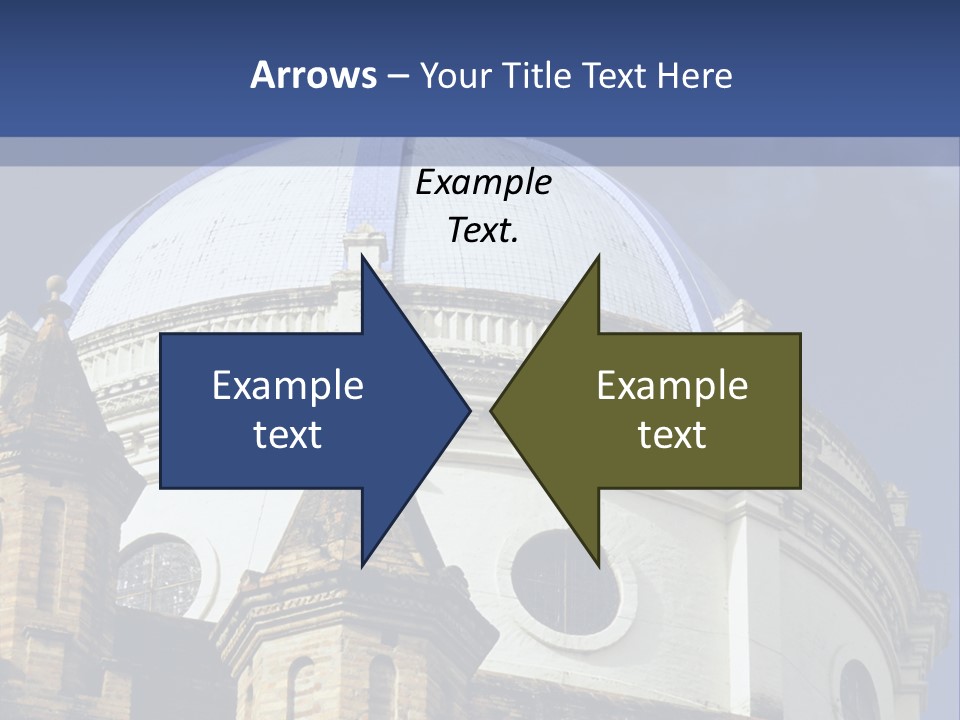 Cathedral Dome, Cuenca, Ecuador PowerPoint Template