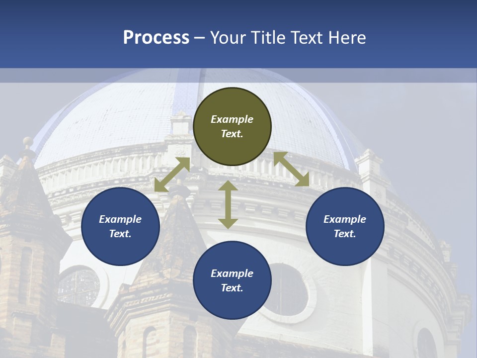 Cathedral Dome, Cuenca, Ecuador PowerPoint Template