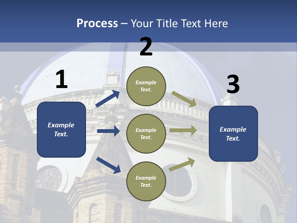 Cathedral Dome, Cuenca, Ecuador PowerPoint Template