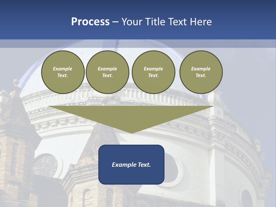 Cathedral Dome, Cuenca, Ecuador PowerPoint Template