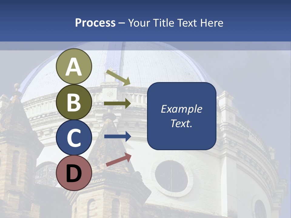 Cathedral Dome, Cuenca, Ecuador PowerPoint Template