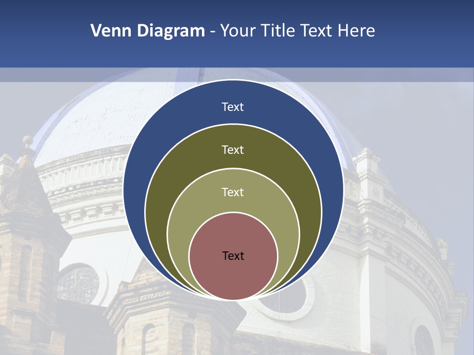 Cathedral Dome, Cuenca, Ecuador PowerPoint Template