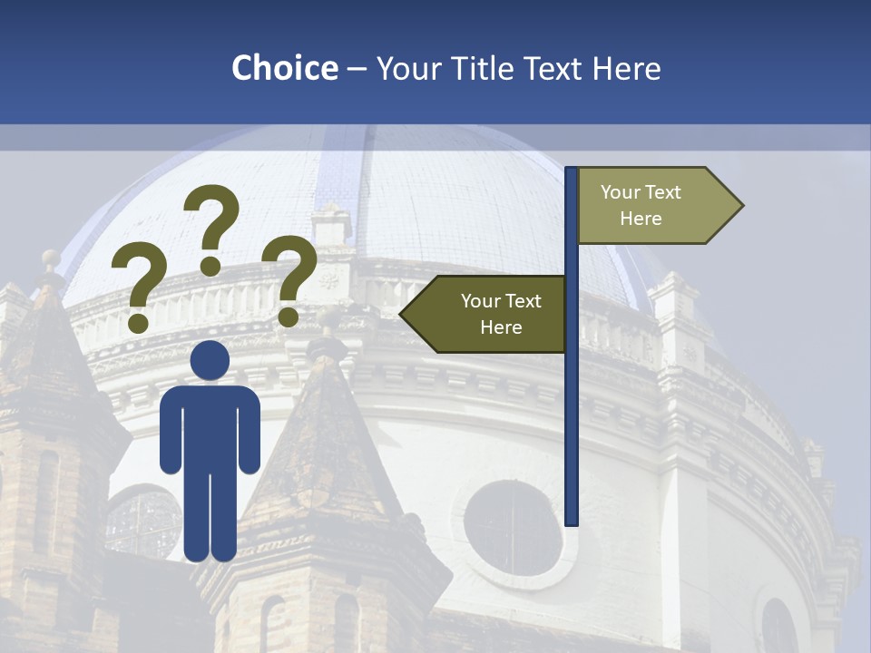 Cathedral Dome, Cuenca, Ecuador PowerPoint Template