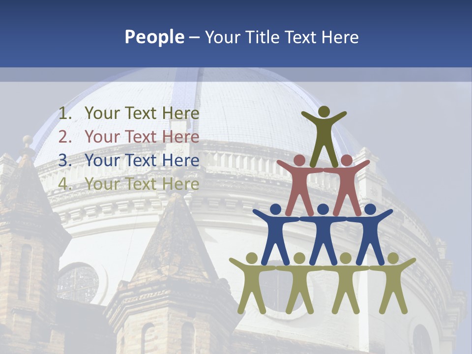 Cathedral Dome, Cuenca, Ecuador PowerPoint Template
