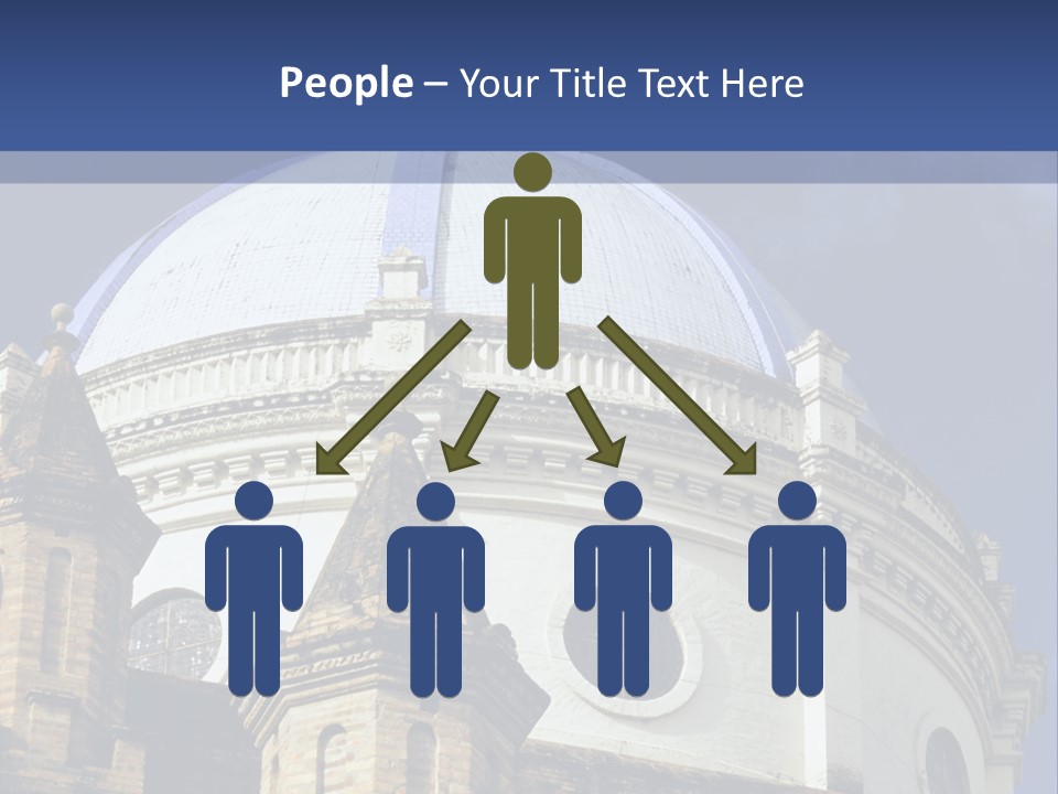 Cathedral Dome, Cuenca, Ecuador PowerPoint Template