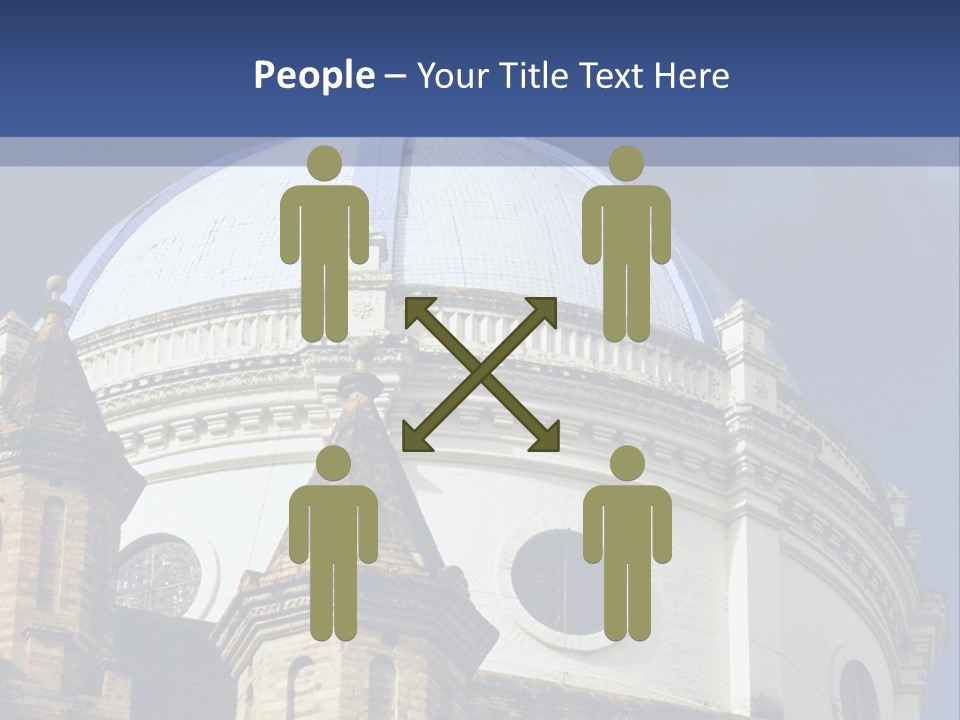 Cathedral Dome, Cuenca, Ecuador PowerPoint Template