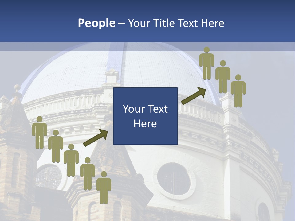 Cathedral Dome, Cuenca, Ecuador PowerPoint Template