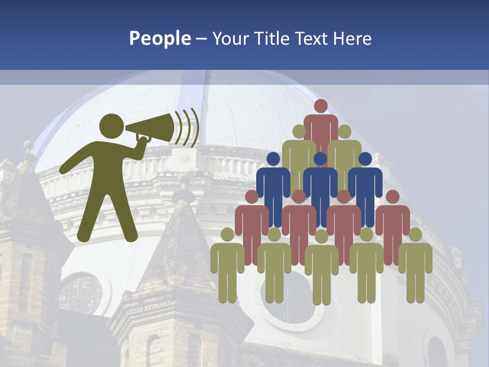 Cathedral Dome, Cuenca, Ecuador PowerPoint Template