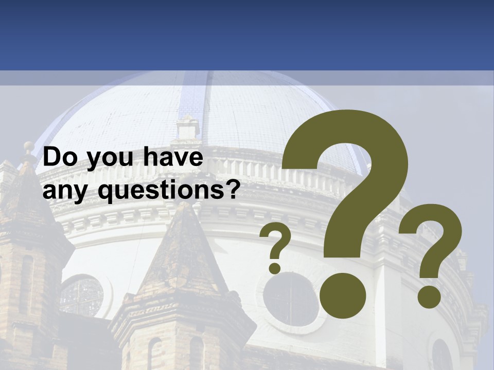 Cathedral Dome, Cuenca, Ecuador PowerPoint Template