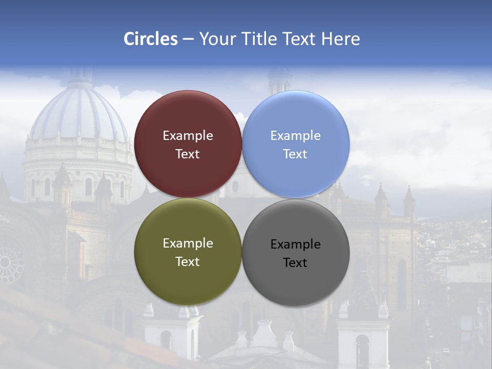 Cuenca, Ecuador - Domes Cathedral PowerPoint Template