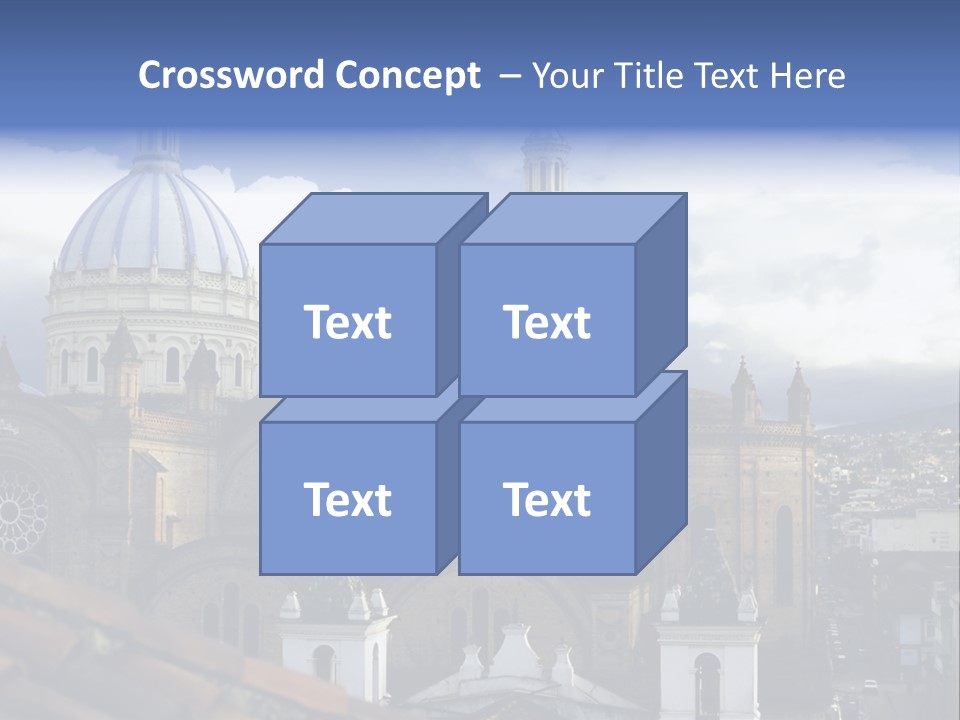 Cuenca, Ecuador - Domes Cathedral PowerPoint Template