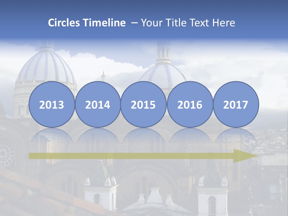 Cuenca, Ecuador - Domes Cathedral PowerPoint Template