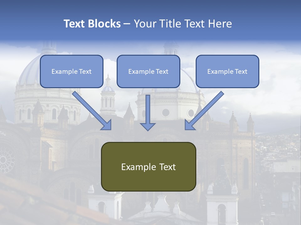 Cuenca, Ecuador - Domes Cathedral PowerPoint Template