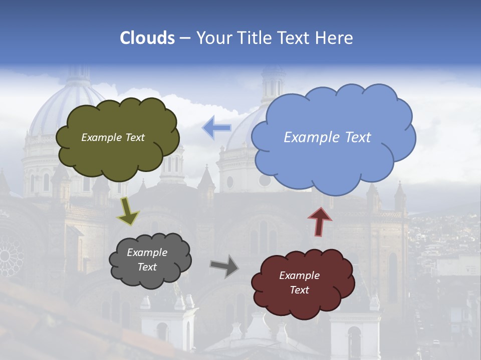 Cuenca, Ecuador - Domes Cathedral PowerPoint Template