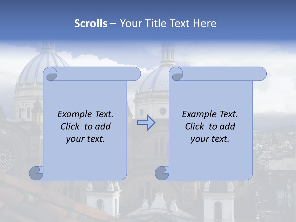Cuenca, Ecuador - Domes Cathedral PowerPoint Template