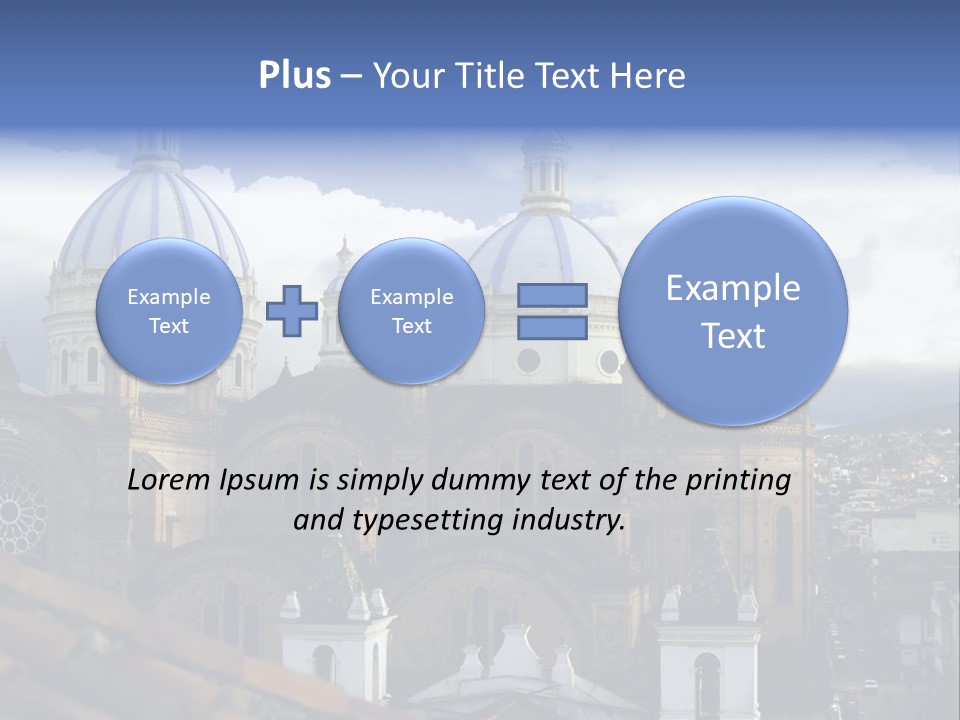 Cuenca, Ecuador - Domes Cathedral PowerPoint Template