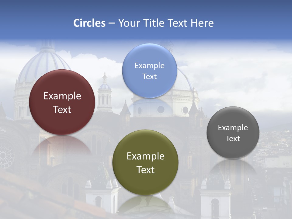 Cuenca, Ecuador - Domes Cathedral PowerPoint Template