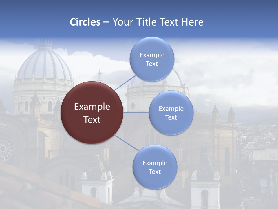 Cuenca, Ecuador - Domes Cathedral PowerPoint Template