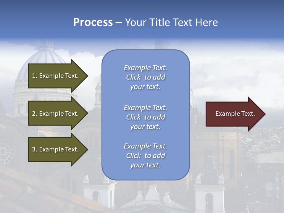Cuenca, Ecuador - Domes Cathedral PowerPoint Template