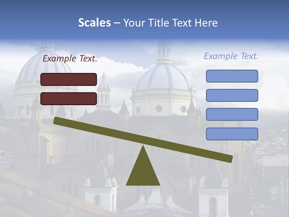 Cuenca, Ecuador - Domes Cathedral PowerPoint Template