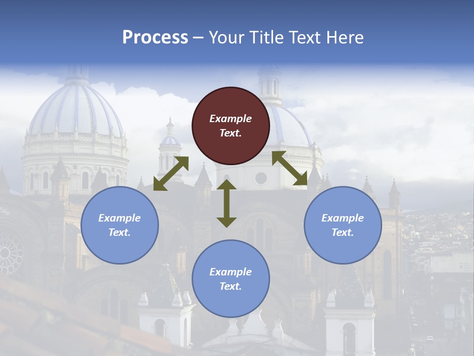 Cuenca, Ecuador - Domes Cathedral PowerPoint Template