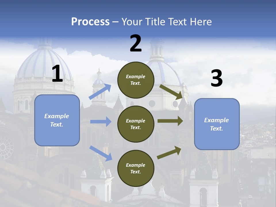 Cuenca, Ecuador - Domes Cathedral PowerPoint Template