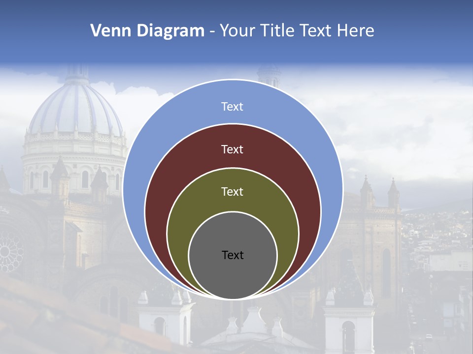 Cuenca, Ecuador - Domes Cathedral PowerPoint Template