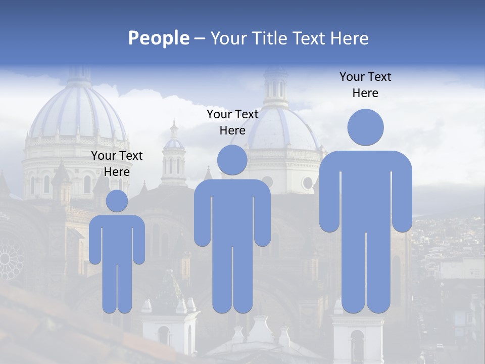 Cuenca, Ecuador - Domes Cathedral PowerPoint Template
