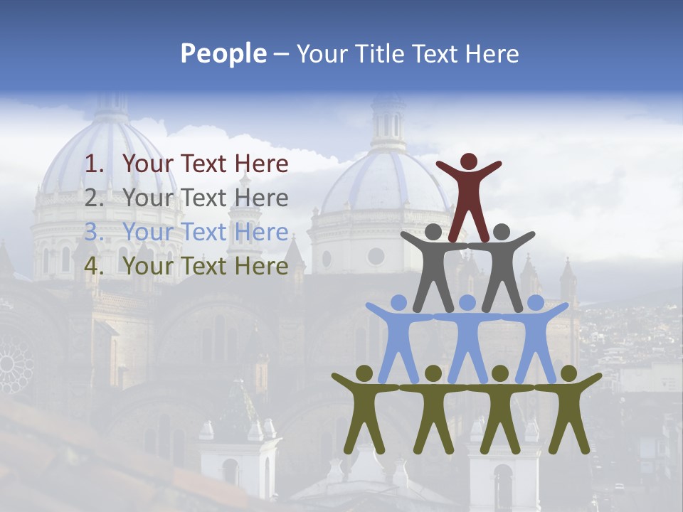 Cuenca, Ecuador - Domes Cathedral PowerPoint Template