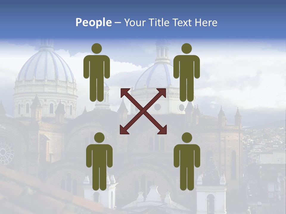 Cuenca, Ecuador - Domes Cathedral PowerPoint Template