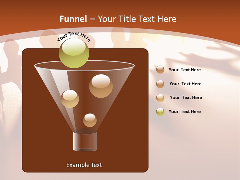 Paper-Chain People Holding Hands PowerPoint Template