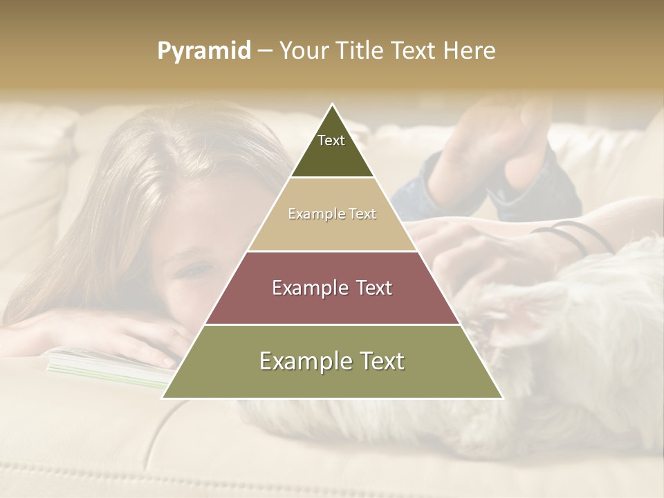 Portrait Of A Cute Young Woman Enjoying Quality Time With Her White West Highland Terrier, Jack PowerPoint Template