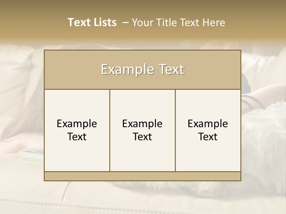 Portrait Of A Cute Young Woman Enjoying Quality Time With Her White West Highland Terrier, Jack PowerPoint Template