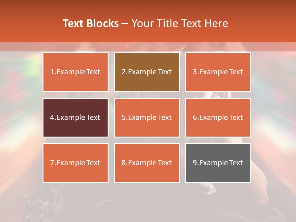 A Boy Listen Music With City Background PowerPoint Template